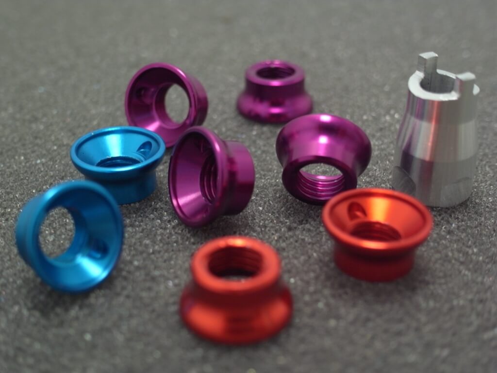 CNC Turning Aluminum-anodize finish